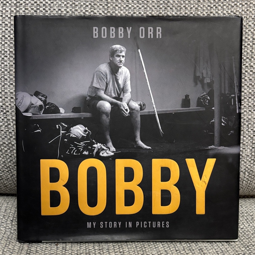 Bobby Orr Hard-cover Coffee Table Book - Black and Gold “My Story In Pictures”